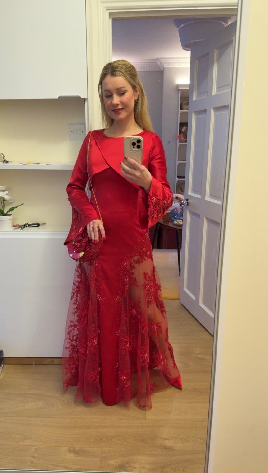 Red Couture Gown – Designed & Created by Zana