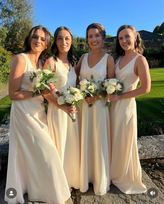 Bridesmaids dresses made to measure