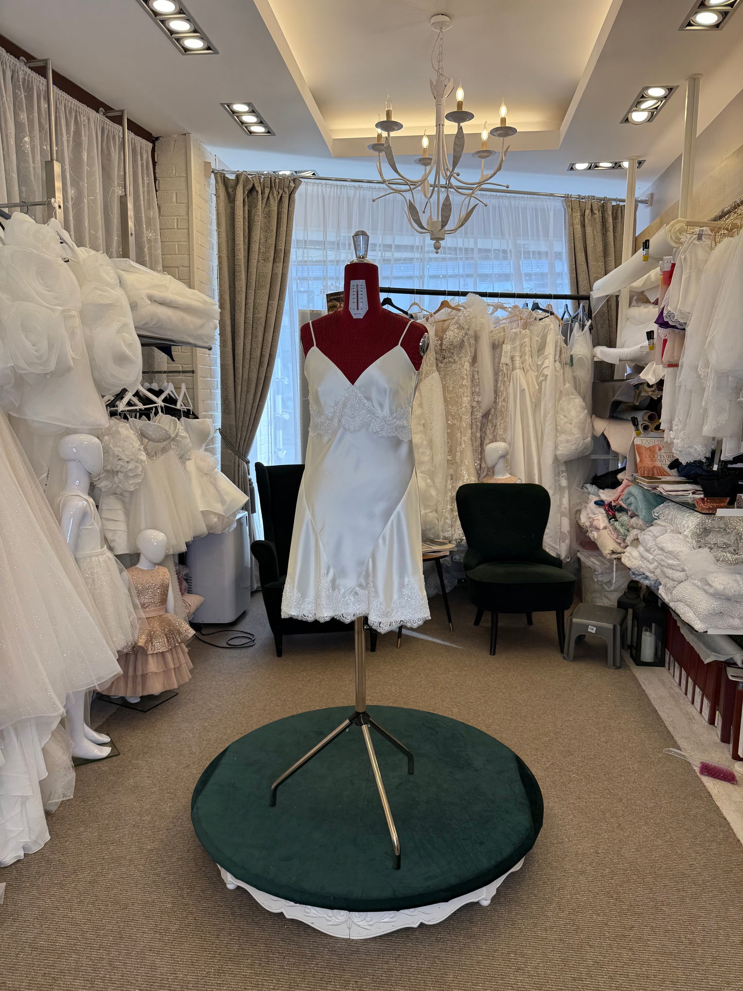 Bridal Morning Set — Slip Dress & Robe