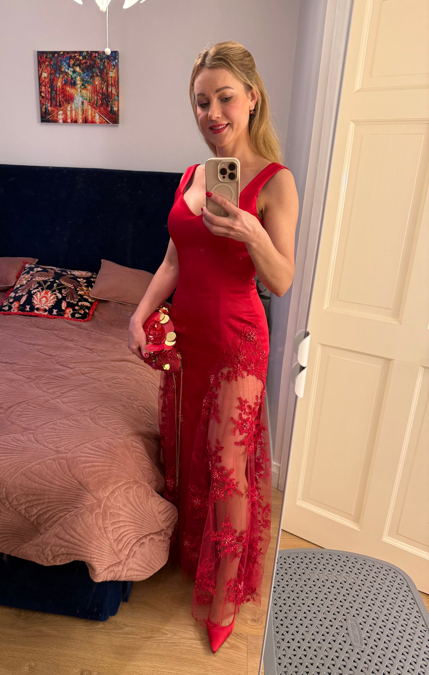 Red Couture Gown – Designed & Created by Zana