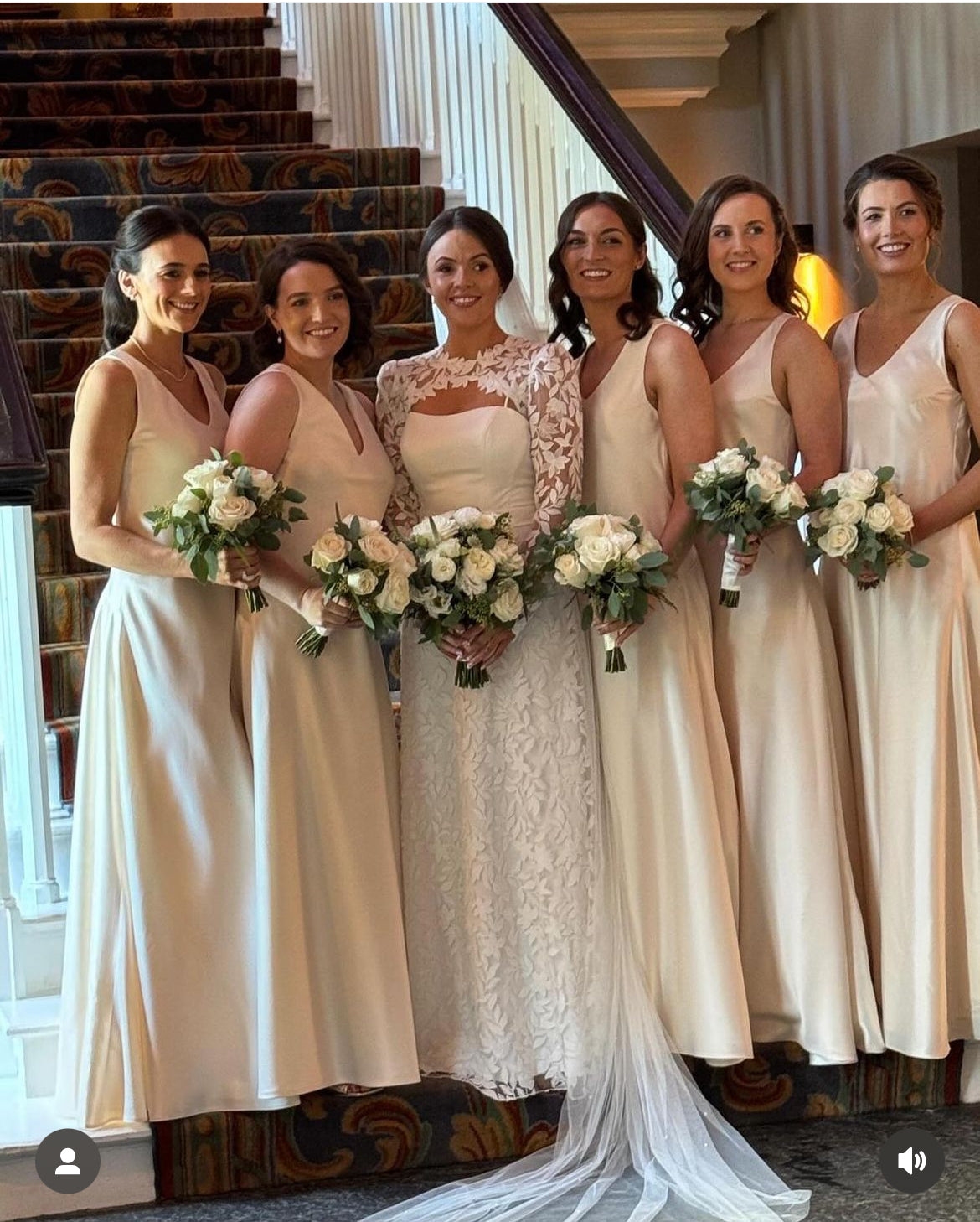 Bridesmaids dresses made to measure